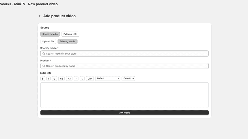 Manage videos uploads and content.