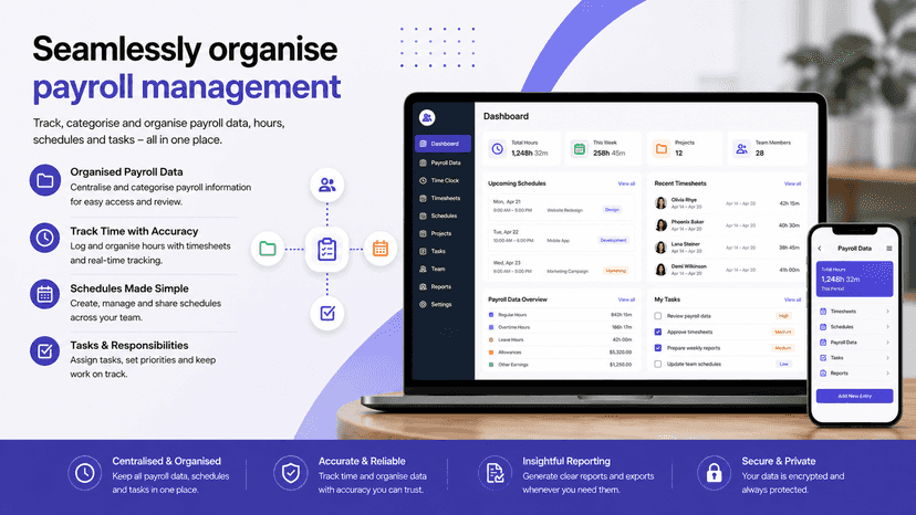 POS Staff Time Clock In/Out