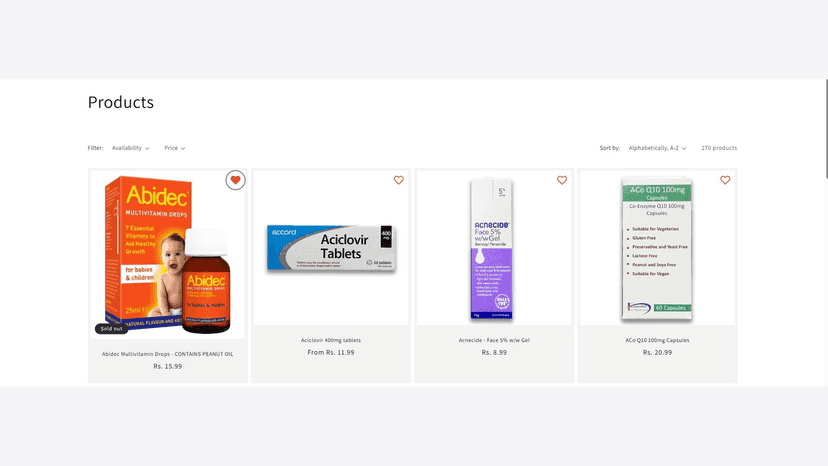 Product Page Wishlist Button