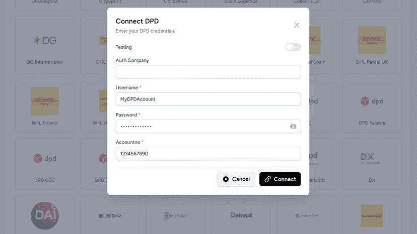 Over 150+ couriers to integrate with; getting started is easy!