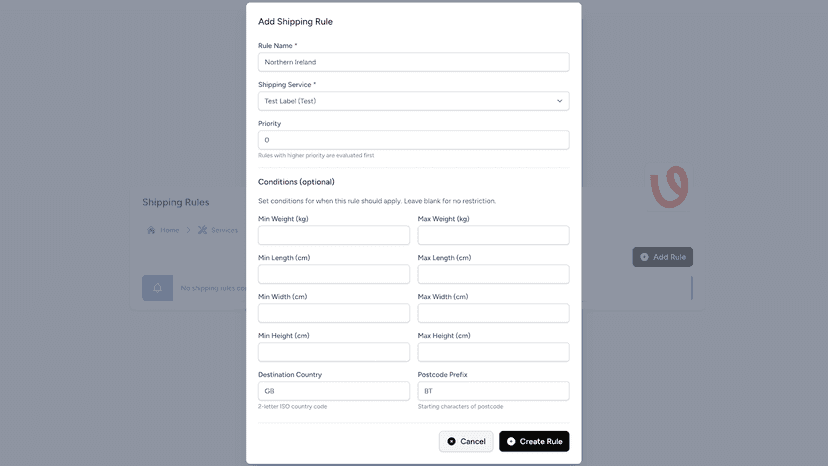Automate your shipping service selection with Shipping Rules