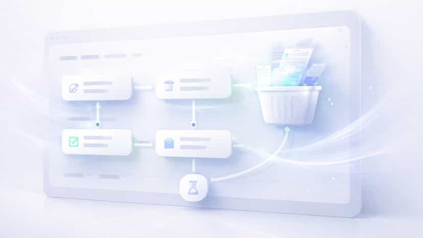 Automated order cleanup workflow with scheduled rules