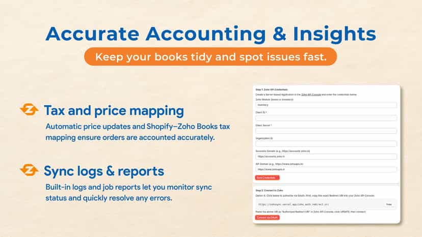 Accurate accounting and invoicing