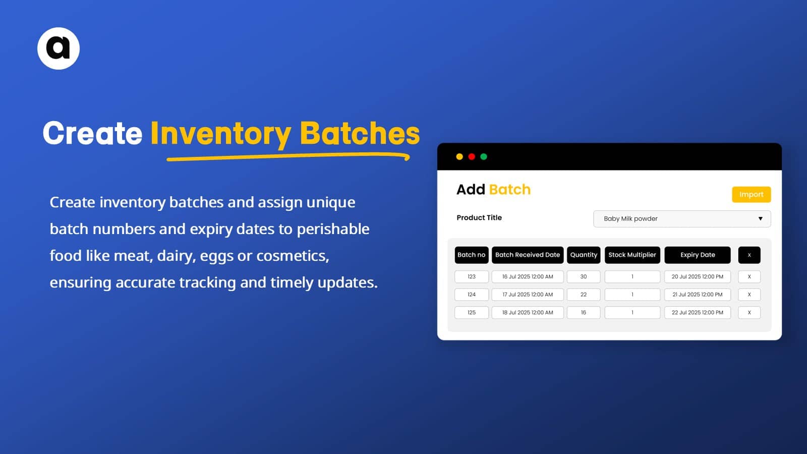 Shopify Batch Expiry