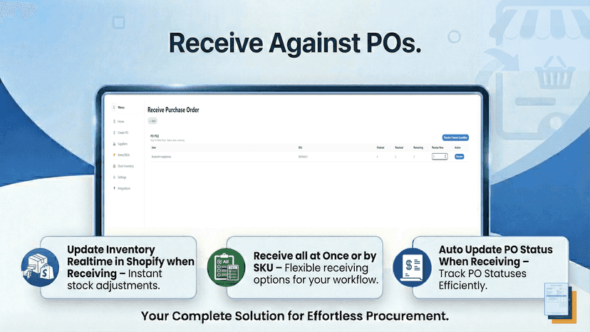 Receive Against PO