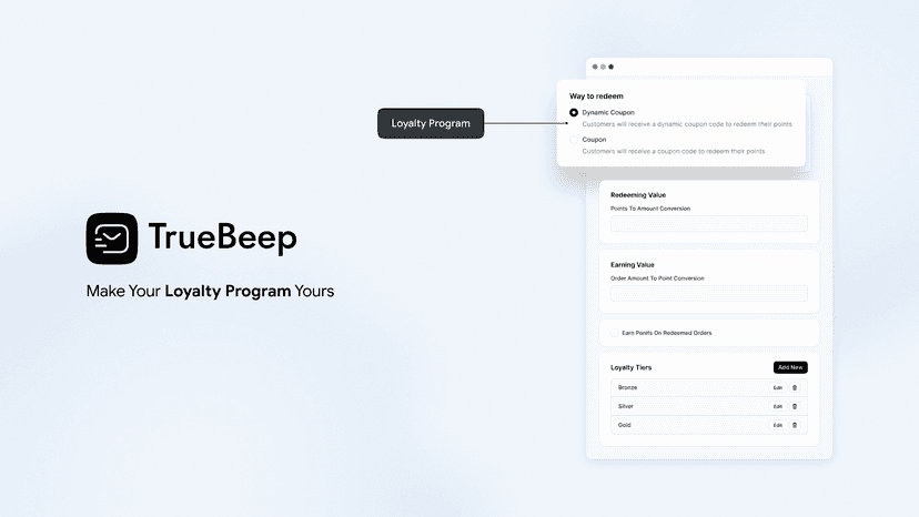 Truebeep - Track and redeem loyalty points with digital wallets