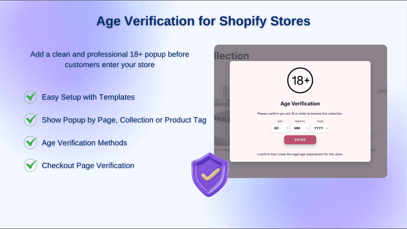 Age Verification for Shopify Stores