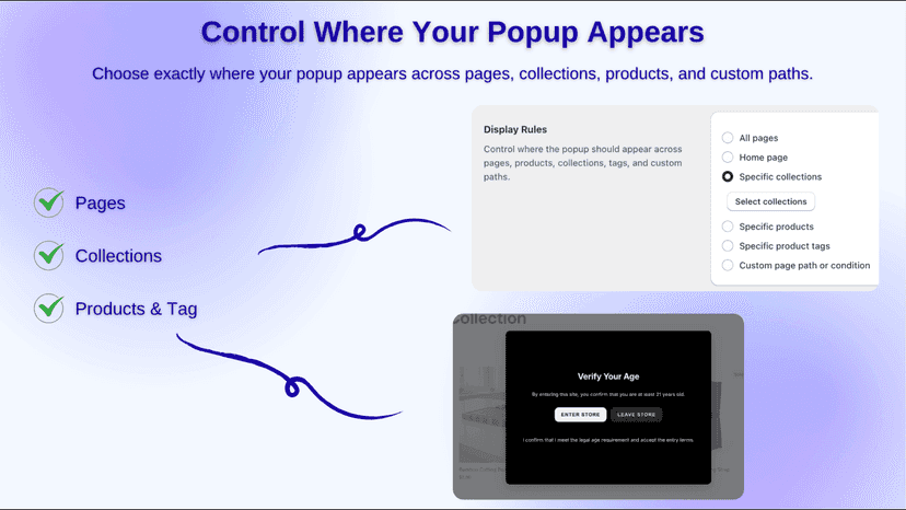 Control Where Your Popup Appears