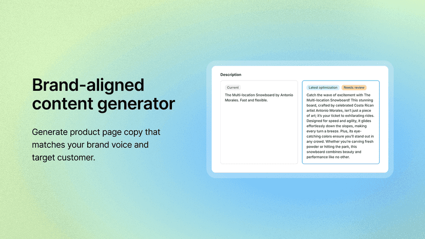 Brand-aligned content generator