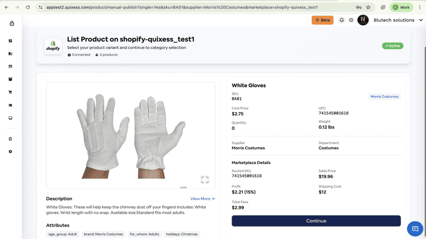 Product Preview Page