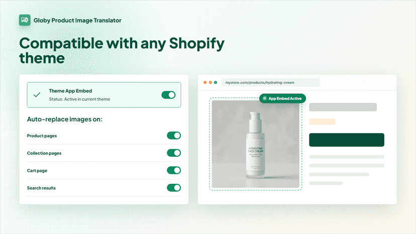 Auto-replace product images across Shopify themes