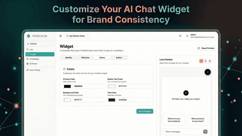 Customize Your Al Chat Widget for Brand Consistency