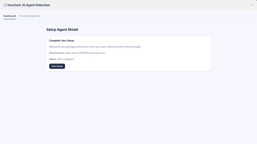 one click setup, even without an account