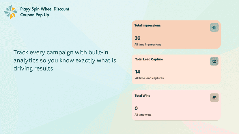 Track every campaign with built-in analytics