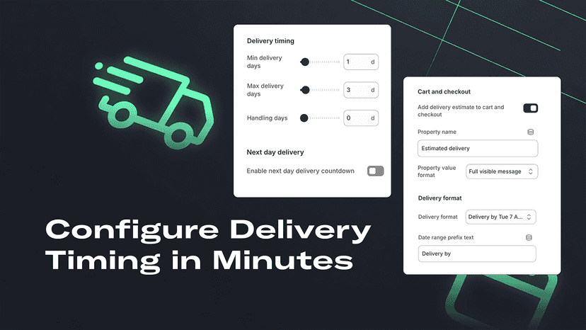 Configure Delivery Timing in Minutes