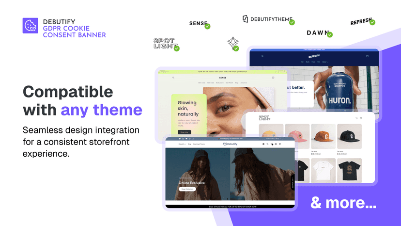 Compatible with any theme