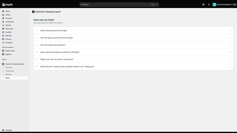 Read-only — never modifies your Shopify store or products