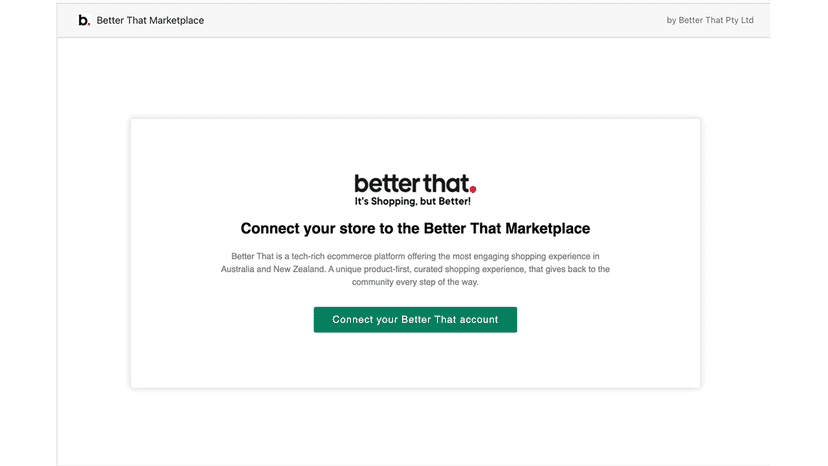 Step 2: Connect up you store in less than 2 minutes