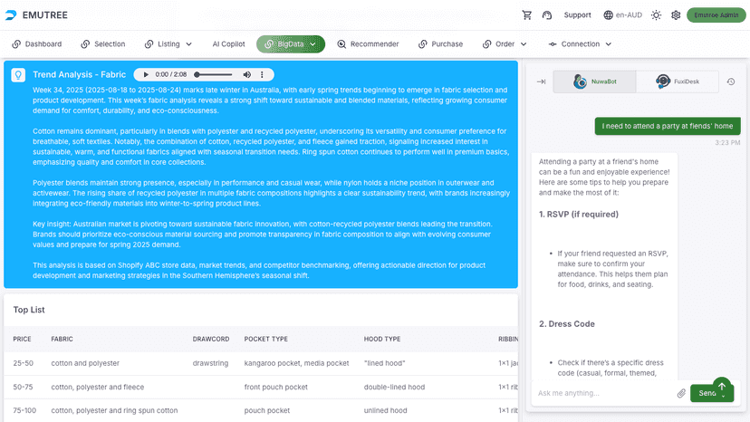 WarpDriven AI Data Analytics & Chatbot