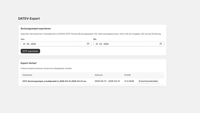 DATEV-Export