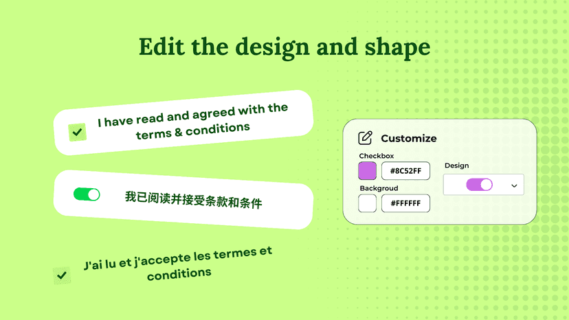 App for Shopify to add the Terms and conditions checkbox