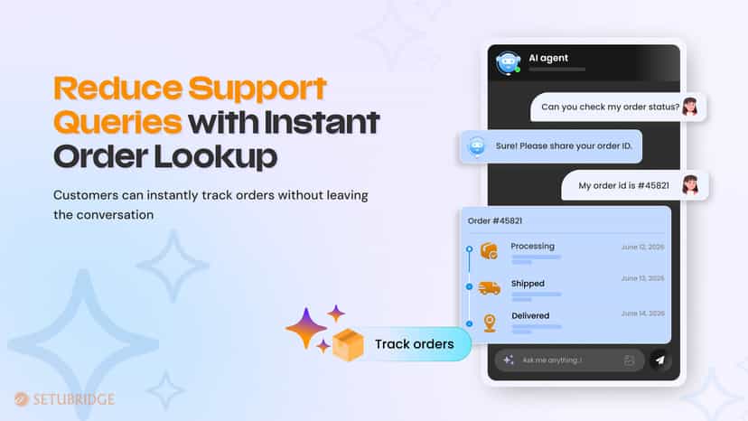 Reduce Support Queries with Instant Order Lookup