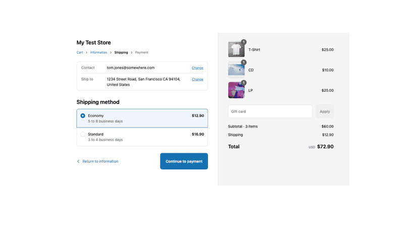 Ineligible Cart