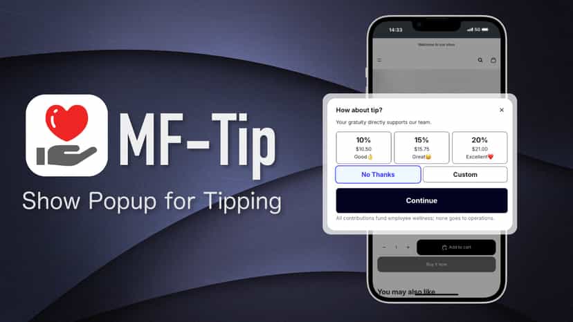 MF Tip : Popup for Tipping