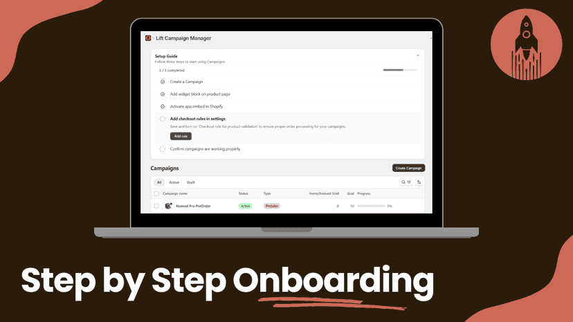 Step By Step Onboarding