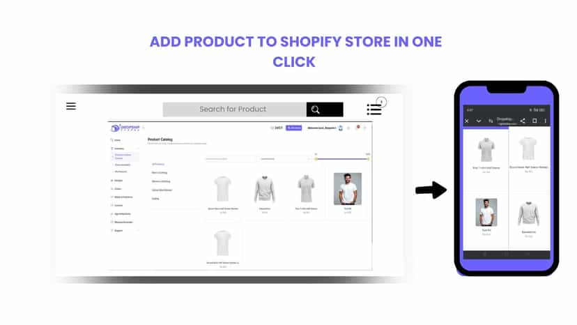 Add product to shopify store