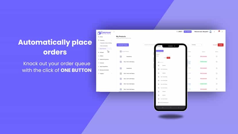 Automatically place orders