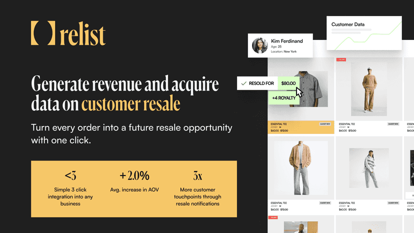 Effortless Resale Built for Your Customers