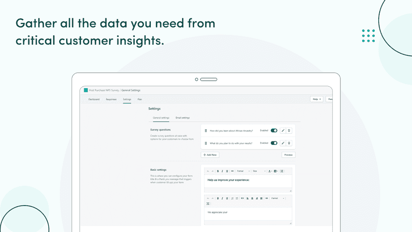Gather all the relevant data from PPS NPS dashboard analytics.