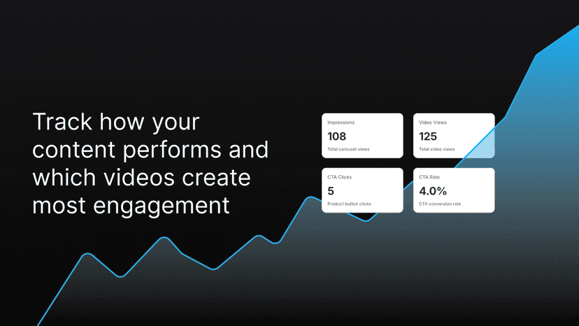 Promotional screenshot of analytics options