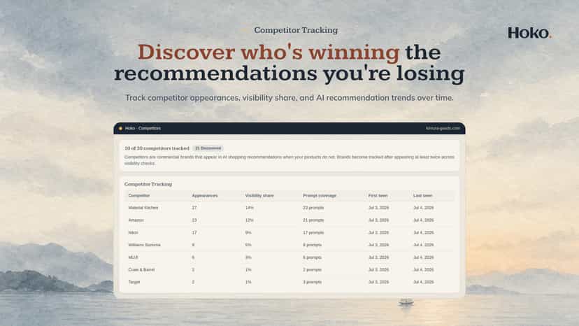 competitor tracking