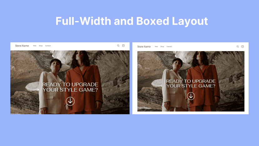 Will-width and boxed layout