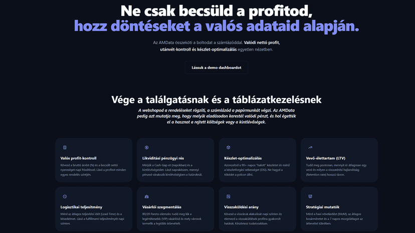 landing page