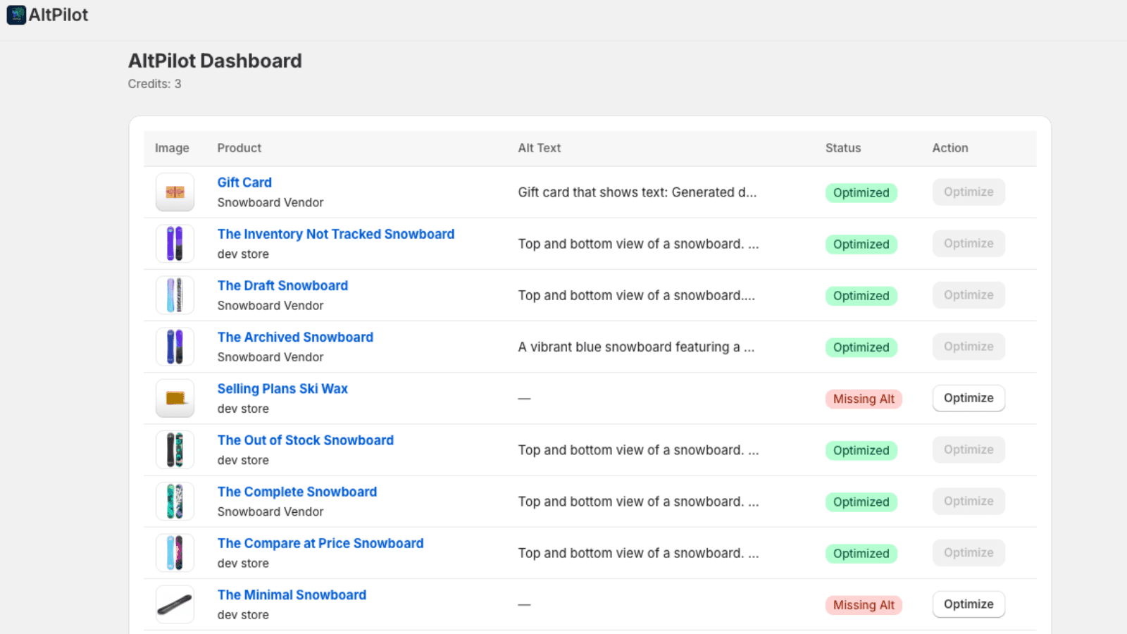 before - the image in the bottom is not optimized