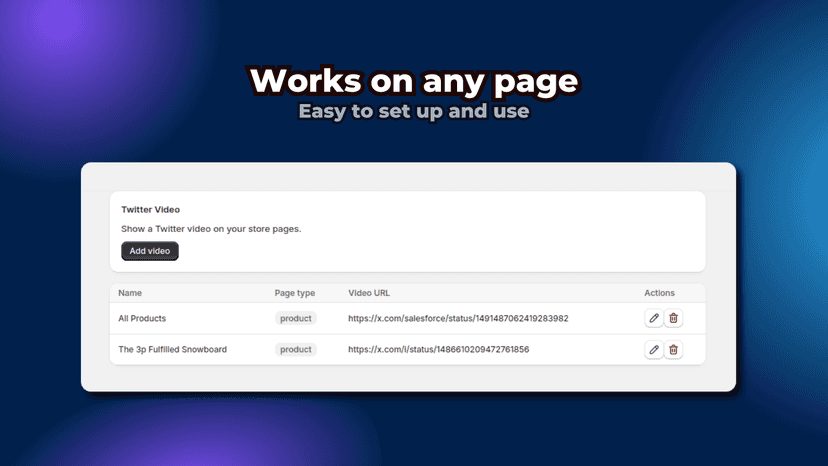 Works on any page