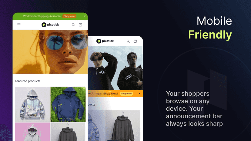Mobile friendly