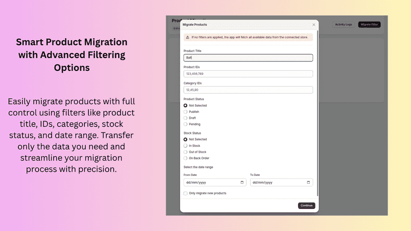 WBL - WooCommerce Migrator