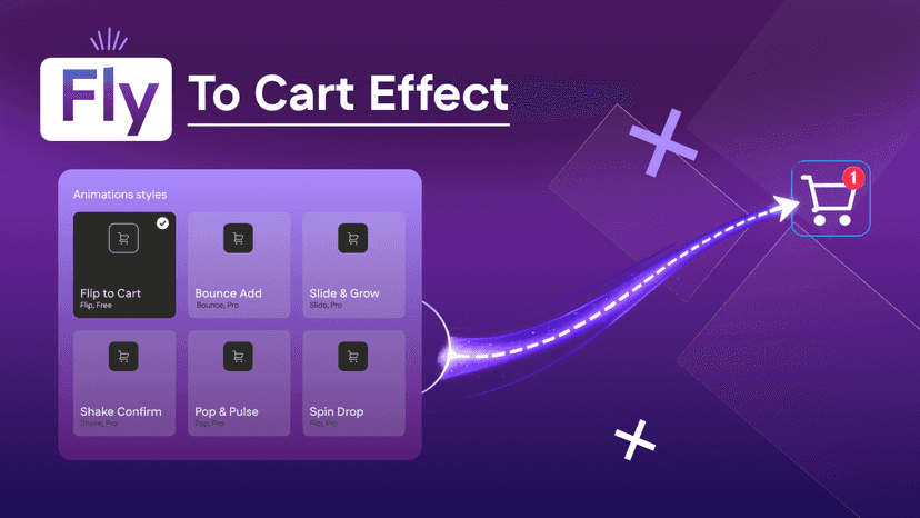 fly to cart effect