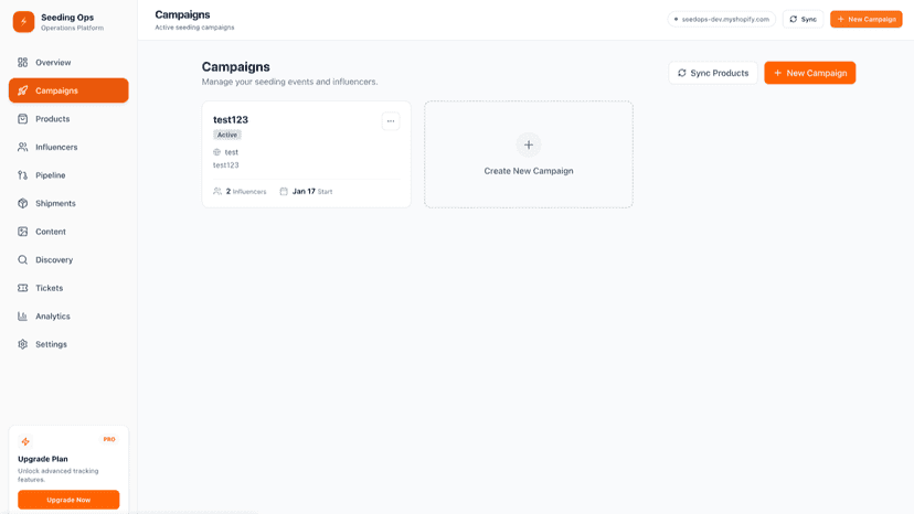 influencers page