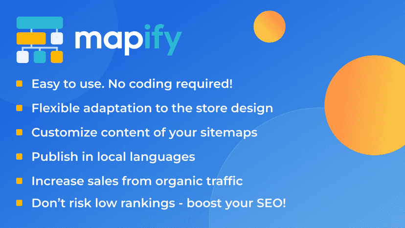 Shopify HTML Sitemap automatically generated and updated