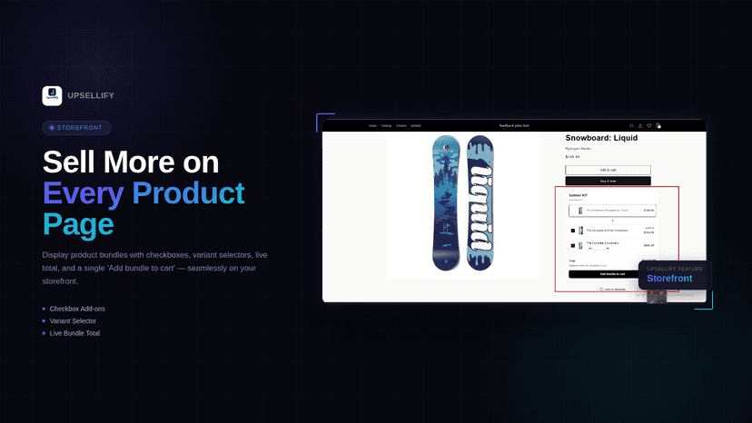 Sell more on every product