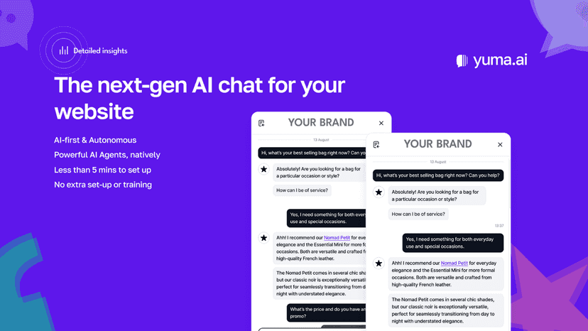 Next-gen AI chat for your website