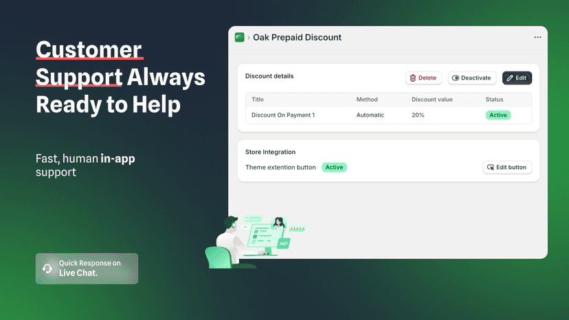 how to create payment discount