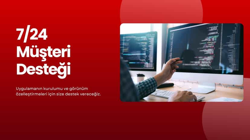 Kurulum ve özelleştirme için destek sağlıyoruz