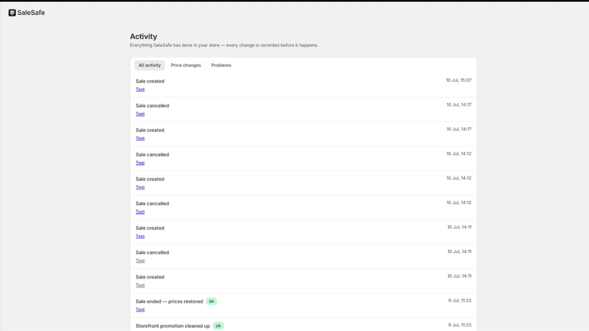 View Activity