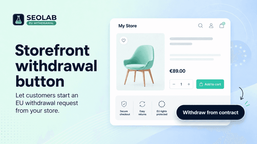 Storefront floating button